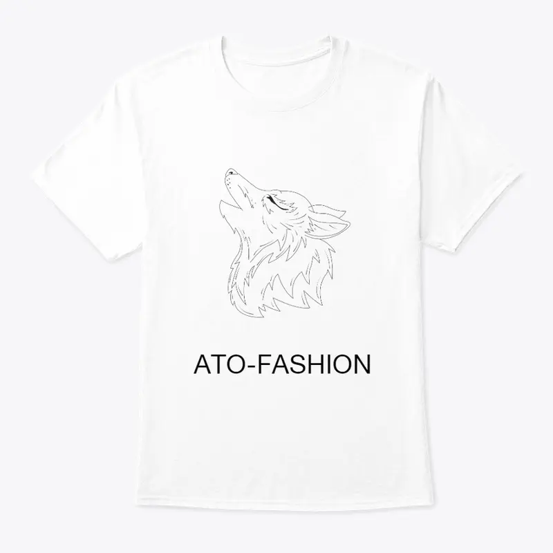 WOLF SKETCH OVERSIZED  T-SHIRT