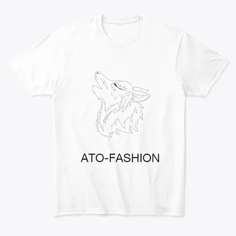 WOLF SKETCH OVERSIZED  T-SHIRT