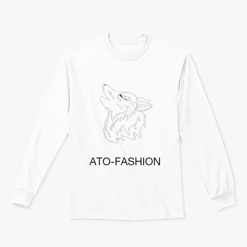 WOLF SKETCH OVERSIZED  T-SHIRT